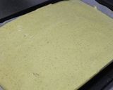 A picture of step 15 of Strawberry and Sakura Matcha Roll Cake for Girls' Day.