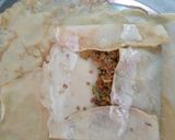 A picture of step 10 of Stuffed Maida crepe fried rolls.