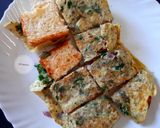 A picture of step 3 of Kolkata Street style Bread Omelette / Dim Powroti.