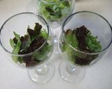 A picture of step 5 of For Doll's Festival: Tri-colored Shrimp Cocktail Salad.