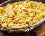 A picture of step 5 of Suji Halwa !!.