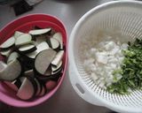 A picture of step 2 of Eggplant and Bell Pepper Keema Curry.