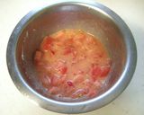 A picture of step 4 of For Doll's Festival: Tri-colored Shrimp Cocktail Salad.