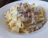 Foto del passaggio 4 della ricetta Pappardelle panna e porcini