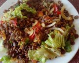 Foto del paso 2 de la receta: Ensalada completa de Lenteja, Carne y más