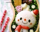 A picture of step 8 of For Christmas! Little Snowman Charaben.