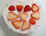 A picture of step 10 of Heart-Shaped Decorated Cake.