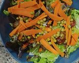 Foto del paso 2 de la receta: Ensalada con melocotón a la plancha