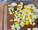 Une image de l'étape 3 de Flan aux champignons, magret de canard et courgette.