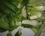 A picture of step 1 of Easy and Tasty Bok Choy Namul.