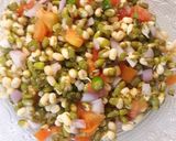 A picture of step 6 of Sprouted Moong Salad.