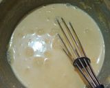 A picture of step 3 of Punjabi kadhi pakora thali.