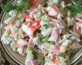 A picture of step 1 of Mary's Crab Salad.