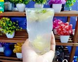 A picture of step 3 of Green Grapes Mocktail.