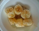 A picture of step 2 of Banana snack.