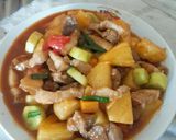 รูปขั้นตอนการทำที่ 10 ของ ผัดเปรี้ยวหวานหมู