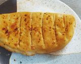 A picture of step 5 of Breakfast Cheese Garlic Bread.