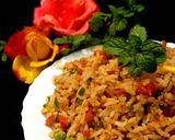 वेजिटेबल फ्राइड राइस (Vegetable fried rice recipe in Hindi) रेसिपी चरण 4 फोटो