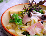 A picture of step 7 of Spring Cabbage and Broccoli Short Pasta.