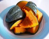 A picture of step 5 of Delicious Chilled Kabocha Squash Simmered with Lemon.