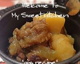 A picture of step 17 of Simmered Meat and Potatoes (with my family's 
