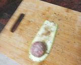 Foto del paso 5 de la receta Canelones de calabacín rellenos de albóndigas al horno