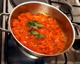 A picture of step 5 of Pasta in Red Sauce.