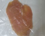 A picture of step 1 of SAUSAGE AND RICE STUFFED CHICKEN BREAST.