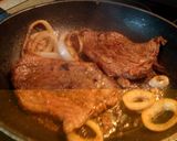 A picture of step 2 of Sunshine's mexican steak.