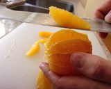 A picture of step 4 of Orange supreme.