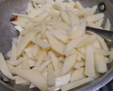 A picture of step 2 of Aloo fries bhujiya.