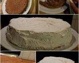 A picture of step 4 of AMIEs WALNUT Cake.
