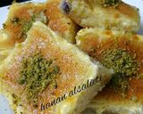 صورة لخطوة 4 من وصفة بسبوسة بالقشطه