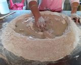 A picture of step 3 of Cemita Bread.