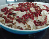 Foto del paso 11 de la receta: Pasta formaggio con alcachofas y jitomate deshidratado
