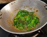 A picture of step 3 of Methi Zunka.
