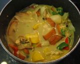 A picture of step 6 of Japanese-Style Green Curry.
