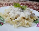 Foto langkah ke 5 dari resep Fusilli Mushroom Cream Sauce.