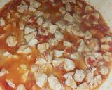Tejszínes spagetti csirkemellel recept fázis 2 fotója