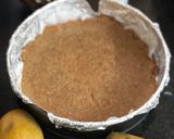 A picture of step 3 of Eggless Mango Cheesecake.