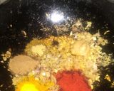 A picture of step 3 of Aloo Masala Curry.