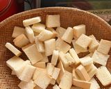 Hình bước làm 1 của món Sandwich bơ đường
