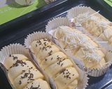 Foto langkah ke 6 dari resep Roti Pisang Coklat Keju.