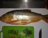 Foto del paso 1 de la receta: Dorado relleno a la parrilla