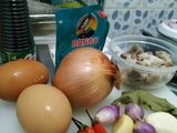 Tumis daging telor alakadarnya #13w
