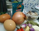Foto langkah ke 1 dari resep Tumis daging telor alakadarnya #13w.