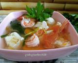 Foto langkah ke 6 dari resep Sup Udang Tahu Bakso #PR_OlahanUdang.