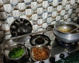 A picture of step 2 of Chana Dal Pulao.