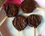 A picture of step 6 of Choco turtle apples #team contest#supersnackers#snacks.