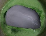Foto langkah ke 7 dari resep Es Lumut Susu Daun Kelor.